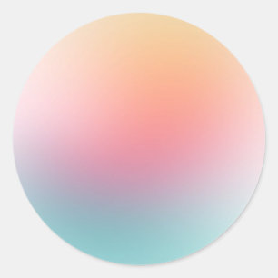 Benutzerdefinierte Rot Pink Blau Lila Gelb Leere V Runder Aufkleber