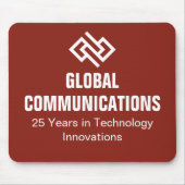 Benutzerdefinierte rote Cyber-Technologie-Computer Mousepad (Vorne)