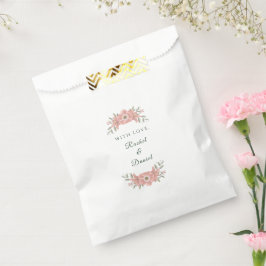 Benutzerdefinierte Röte Garten Floral Minimale Hoc Geschenktütchen