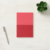 Benutzerdefinierte rote, geteilte, klebrige Post-i Post-it Klebezettel (Büro)