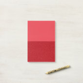 Benutzerdefinierte rote, geteilte, klebrige Post-i Post-it Klebezettel (Auf Schreibtisch)