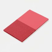 Benutzerdefinierte rote, geteilte, klebrige Post-i Post-it Klebezettel (angewinkelt)