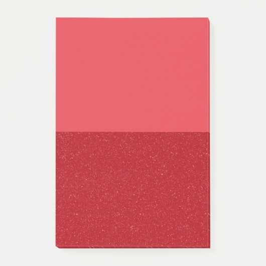 Benutzerdefinierte rote, geteilte, klebrige Post-i Post-it Klebezettel (Vorderseite)