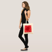 Benutzerdefinierte rote Spritz-Tasche – Editierbar Tragetasche (Vorderseite (Model))