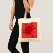 Benutzerdefinierte rote Spritz-Tasche – Editierbar Tragetasche (Vorderseite (Produkt))