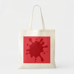 Benutzerdefinierte rote Spritz-Tasche – Editierbar Tragetasche