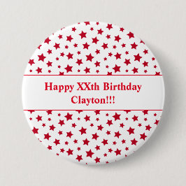 Benutzerdefinierte rote Sterne mit der Schaltfläch Button