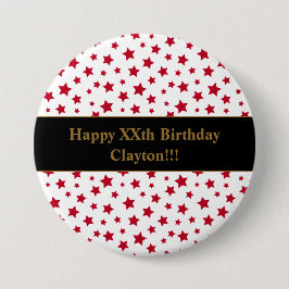 Benutzerdefinierte rote Sterne mit der Schaltfläch Button