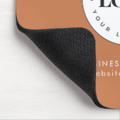 Benutzerdefinierte Round-Business-Logos und Textfi Mousepad (Ecke)