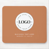 Benutzerdefinierte Round-Business-Logos und Textfi Mousepad (Vorne)