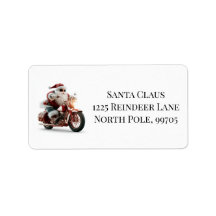 Benutzerdefinierte Route 66 Biker Santa Mail