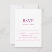 Benutzerdefinierte RSVP-Karten für Hochzeiten lebe RSVP Karte (Vorderseite)