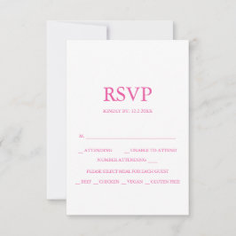 Benutzerdefinierte RSVP-Karten für Hochzeiten lebe RSVP Karte