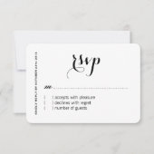 Benutzerdefinierte RSVP-Karten RSVP Karte (Vorderseite)