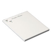 Benutzerdefinierte Ruby-throated Hummingbird Notes Notizblock (angewinkelt)