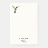 Benutzerdefinierte Ruby-throated Hummingbird Notes Post-it Klebezettel (Vorderseite)