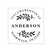 Benutzerdefinierte Rücksendeadresse Briefmarke mit Gummistempel (Prägung)