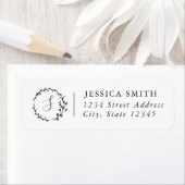 Benutzerdefinierte Rücksendeadresse für Blumenmust (Insitu)