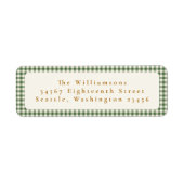 Benutzerdefinierte Rücksendeadresse für grünen Kar (Vorne)