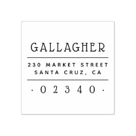 Benutzerdefinierte Rücksendeadresse für niedliche  Gummistempel