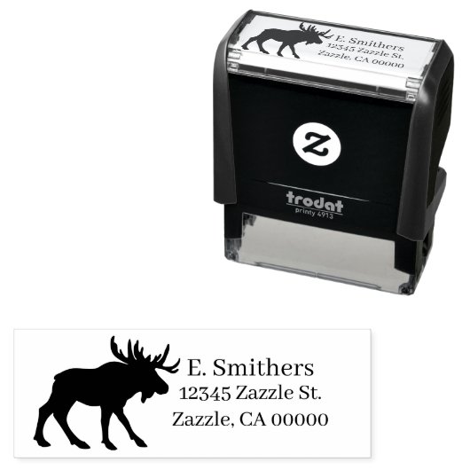 Benutzerdefinierte Rücksendeadresse Permastempel (Beispiel)