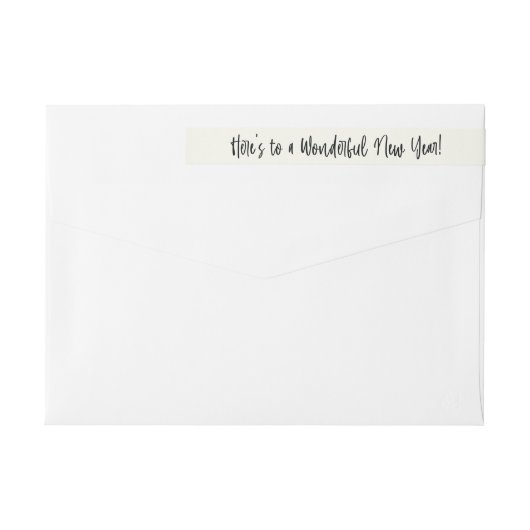 Benutzerdefinierte Rücksendeadresse Wunderbar Neue (Rückseite)