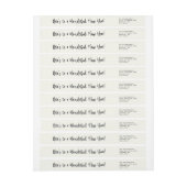 Benutzerdefinierte Rücksendeadresse Wunderbar Neue (Bogen)