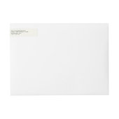 Benutzerdefinierte Rücksendeadresse Wunderbar Neue (Vorderseite)