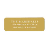 Benutzerdefinierte Rücksendeadressen-Aufkleber (Vorne)