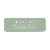 Benutzerdefinierte Rücksendeadressen-Aufkleber (Vorne)