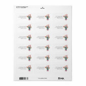 Benutzerdefinierte Rücksendeadressen-Aufkleber Was Adressaufkleber (Vorne)