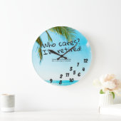 Benutzerdefinierte Ruhestandsregelung für große Uh Große Wanduhr (Zuhause)