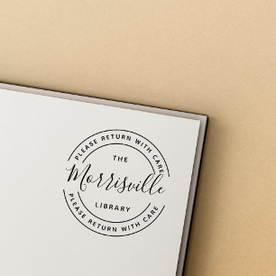 Benutzerdefinierte Runde aus der Bibliothek des Sk Gummistempel