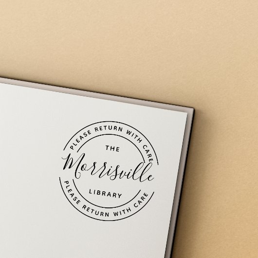 Benutzerdefinierte Runde aus der Bibliothek des Sk Gummistempel