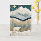 Benutzerdefinierte rustikale Gedanken an Dich Karte (Gelbe Blume)