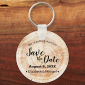 Benutzerdefinierte rustikale Holzschnitt-Festplatt Schlüsselanhänger (Rückseite)