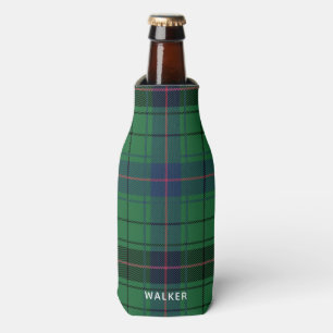Benutzerdefinierte rustikale Plaid Davidson Tartan Flaschenkühler