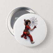 Benutzerdefinierte Sally O'Malley Spider-Man Super Button (Vorne & Hinten)