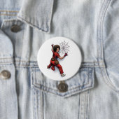 Benutzerdefinierte Sally O'Malley Spider-Man Super Button (Beispiel)
