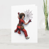 Benutzerdefinierte Sally O'Malley Spider-Man Super Karte (Vorderseite)