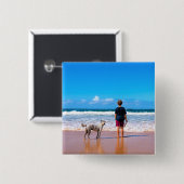 Benutzerdefinierte Schaltfläche für das Foto des T Button (Vorne & Hinten)