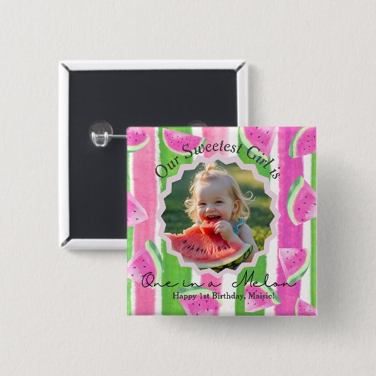 Benutzerdefinierte Schaltfläche für einen Melon-Ge Button (Vorne & Hinten)