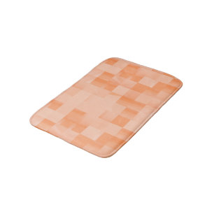 Benutzerdefinierte Schatten der Peach Fuzz Quadrat Badematte