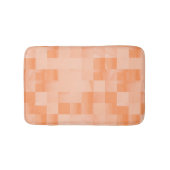 Benutzerdefinierte Schatten der Peach Fuzz Quadrat Badematte (Vorderseite)