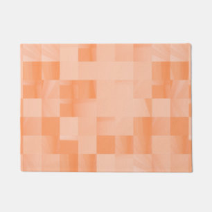 Benutzerdefinierte Schatten der Peach Fuzz Quadrat Fußmatte