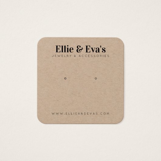 Benutzerdefinierte Schmuck-Earth-Friendly-Display- (Vorderseite)