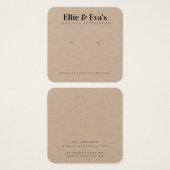 Benutzerdefinierte Schmuck-Earth-Friendly-Display- (Vorne & Hinten)