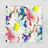 Benutzerdefinierte Schmuckkarton-Ohrring-Display-K Quadratische Visitenkarte (Rückseite)