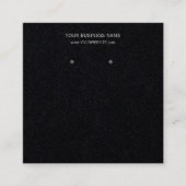 Benutzerdefinierte Schmuckkarton-Ohrring-Display-K Quadratische Visitenkarte (Vorderseite)