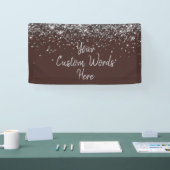 Benutzerdefinierte Schokolade Silber Individuelle Banner (Messe)